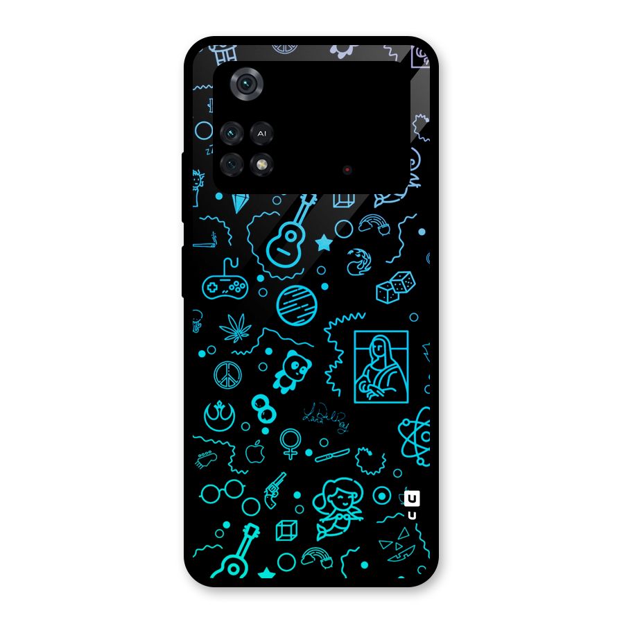 Joy Art Glass Back Case for Poco M4 Pro 4G