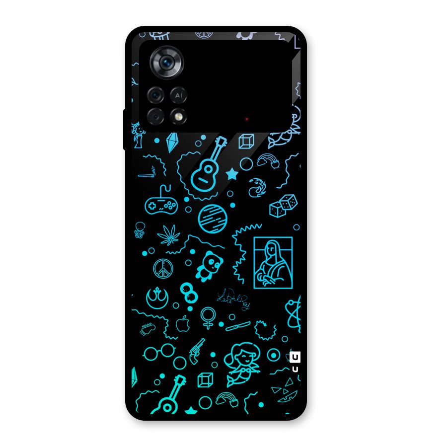 Joy Art Glass Back Case for Poco X4 Pro 5G