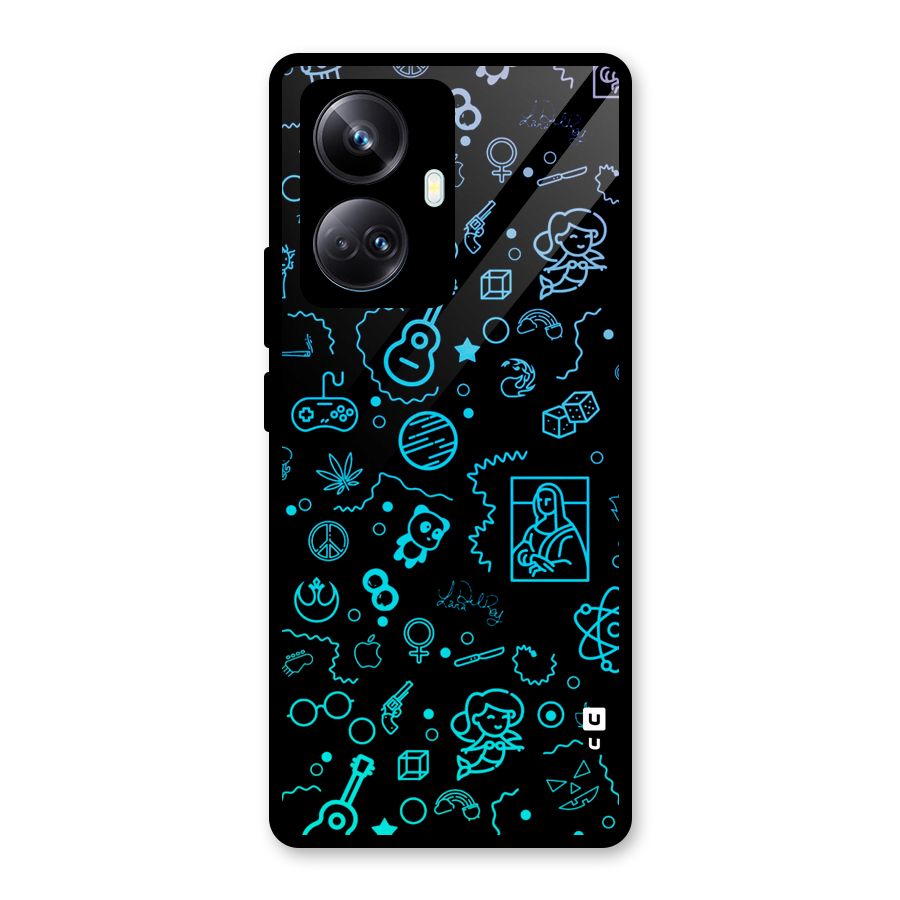 Joy Art Glass Back Case for Realme 10 Pro Plus