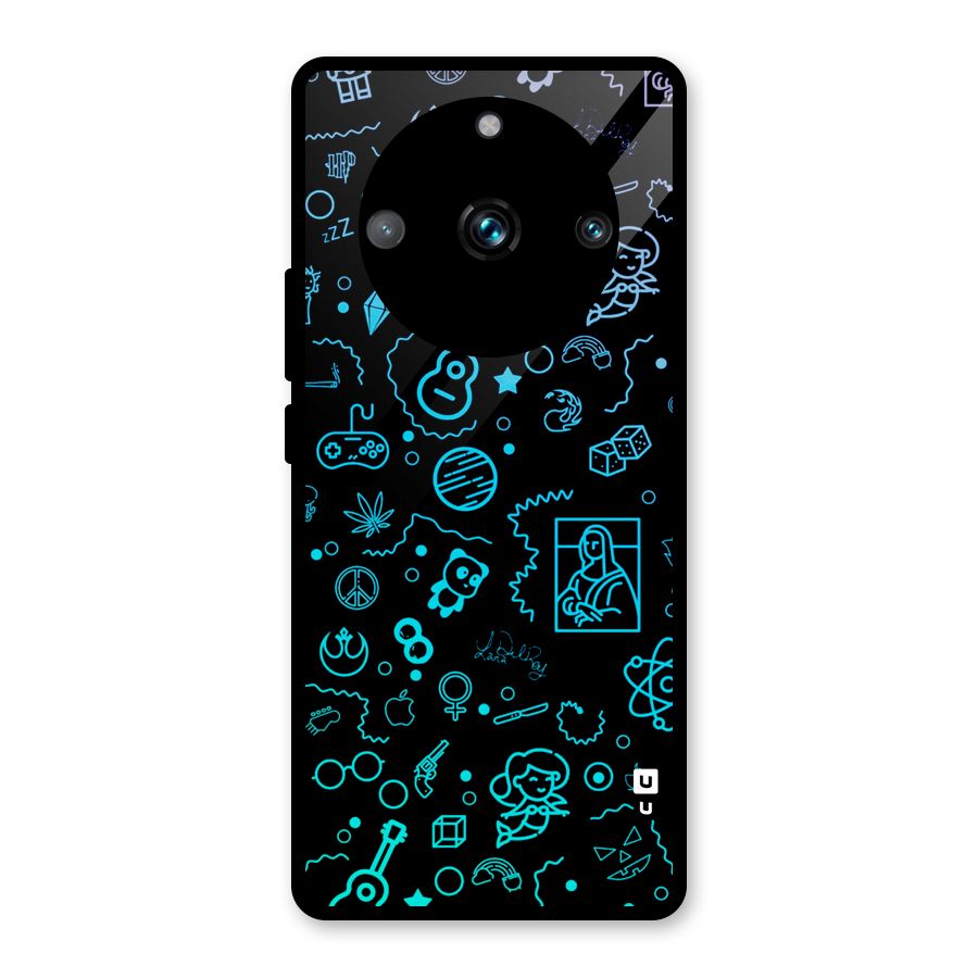 Joy Art Glass Back Case for Realme 11 Pro Plus