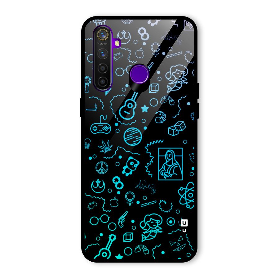 Joy Art Glass Back Case for Realme 5 Pro