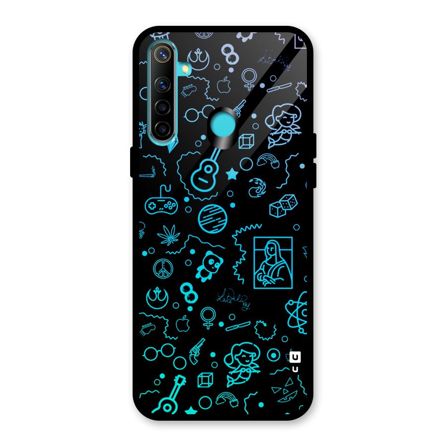 Joy Art Glass Back Case for Realme 5i