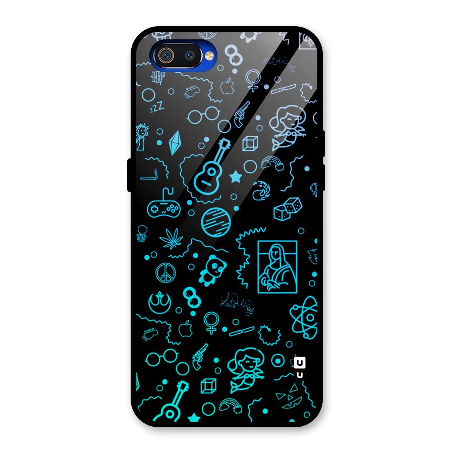 Joy Art Glass Back Case for Realme C2