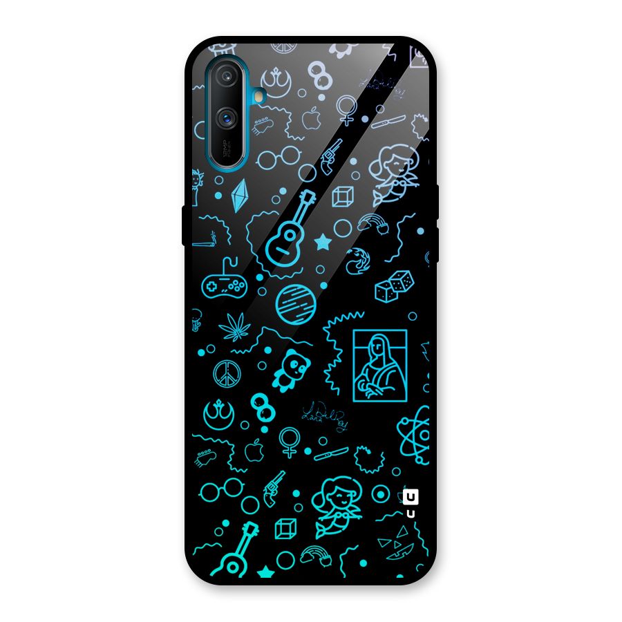 Joy Art Glass Back Case for Realme C3