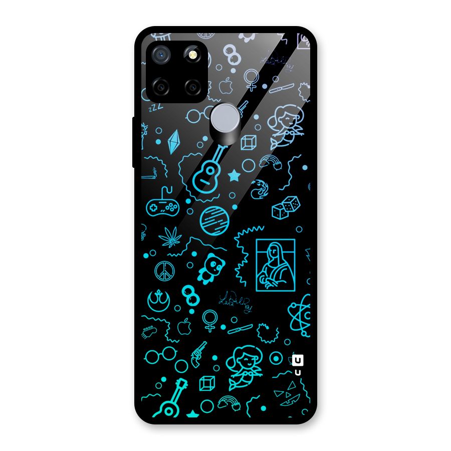 Joy Art Glass Back Case for Realme Narzo 30A
