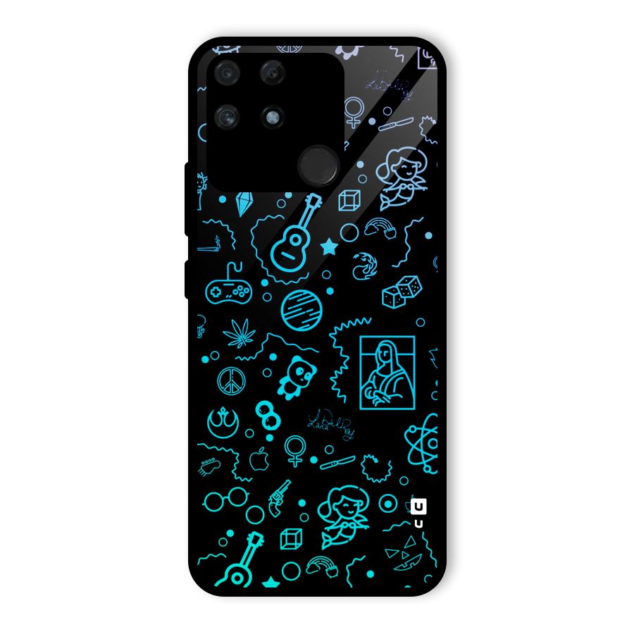 Joy Art Glass Back Case for Realme Narzo 50A