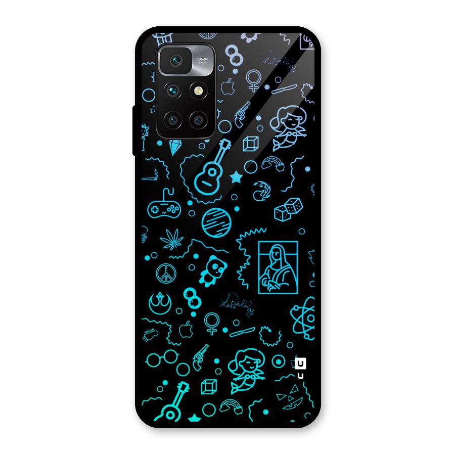 Joy Art Glass Back Case for Redmi 10 Prime