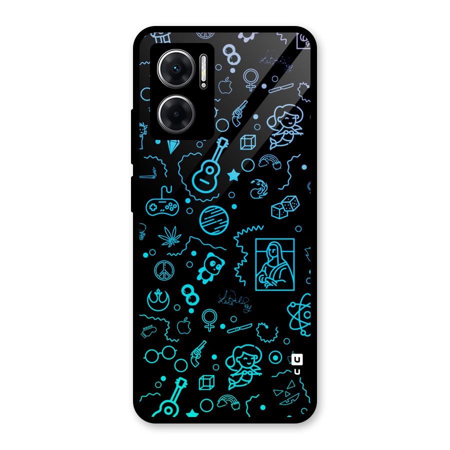 Joy Art Glass Back Case for Redmi 11 Prime 5G