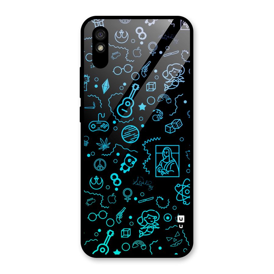 Joy Art Glass Back Case for Redmi 9A