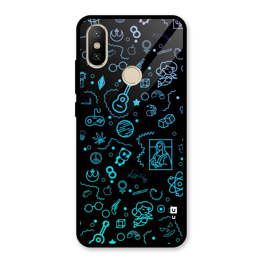 Joy Art Glass Back Case for Redmi A2
