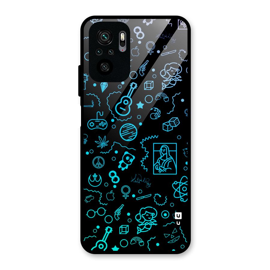 Joy Art Glass Back Case for Redmi Note 10S
