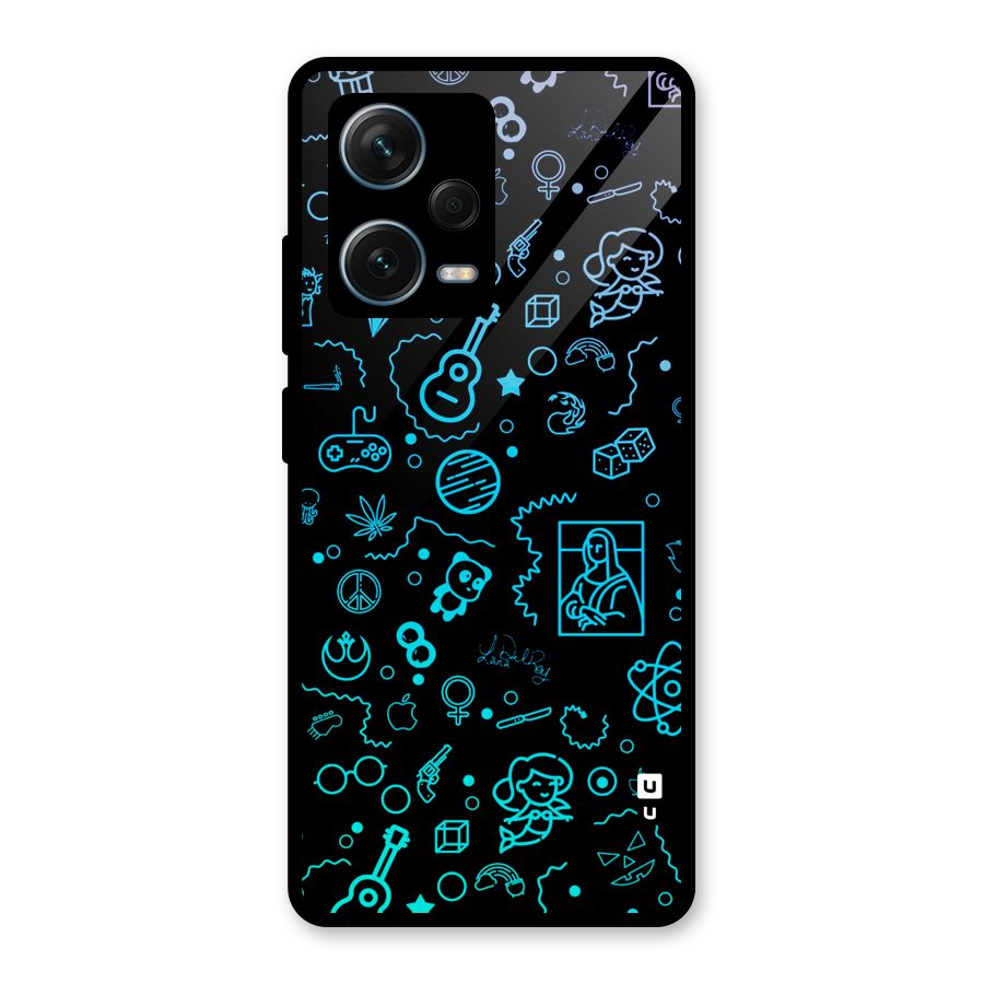 Joy Art Glass Back Case for Redmi Note 12 Pro Plus 5G