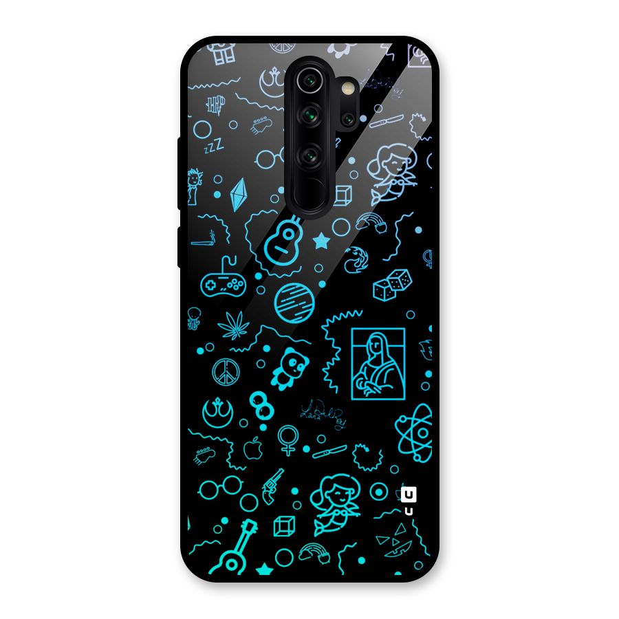 Joy Art Glass Back Case for Redmi Note 8 Pro