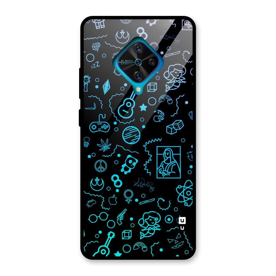 Joy Art Glass Back Case for Vivo S1 Pro