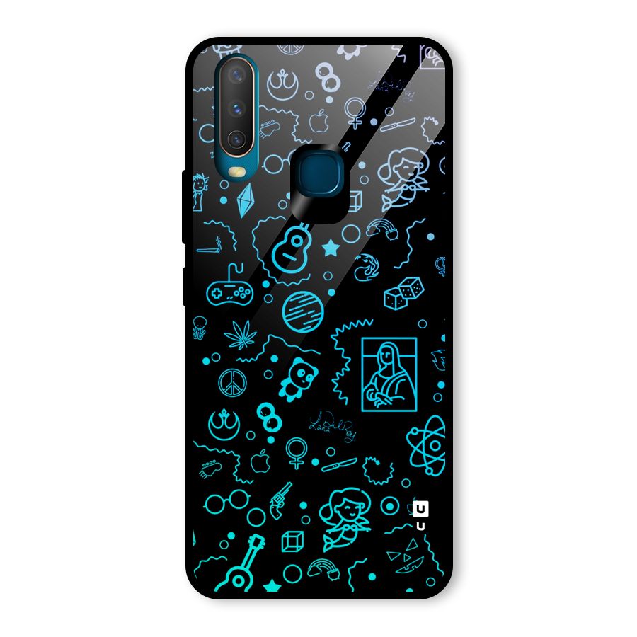Joy Art Glass Back Case for Vivo U10