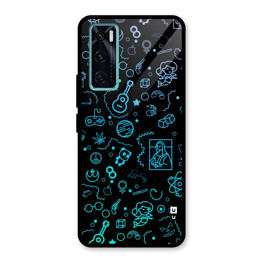Joy Art Glass Back Case for Vivo V20 SE