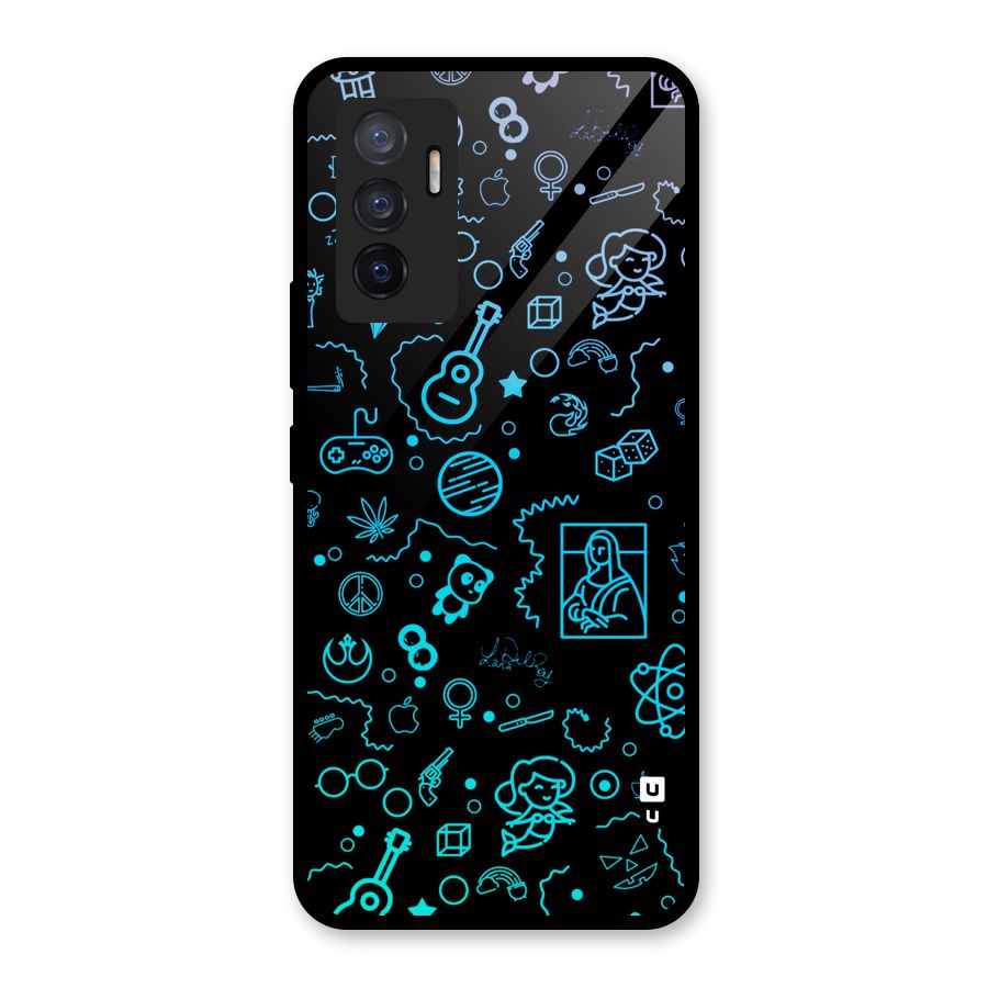 Joy Art Glass Back Case for Vivo V23e