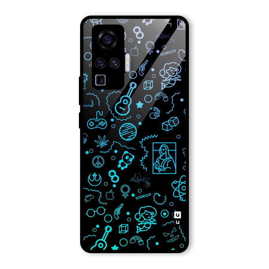 Joy Art Glass Back Case for Vivo X50 Pro