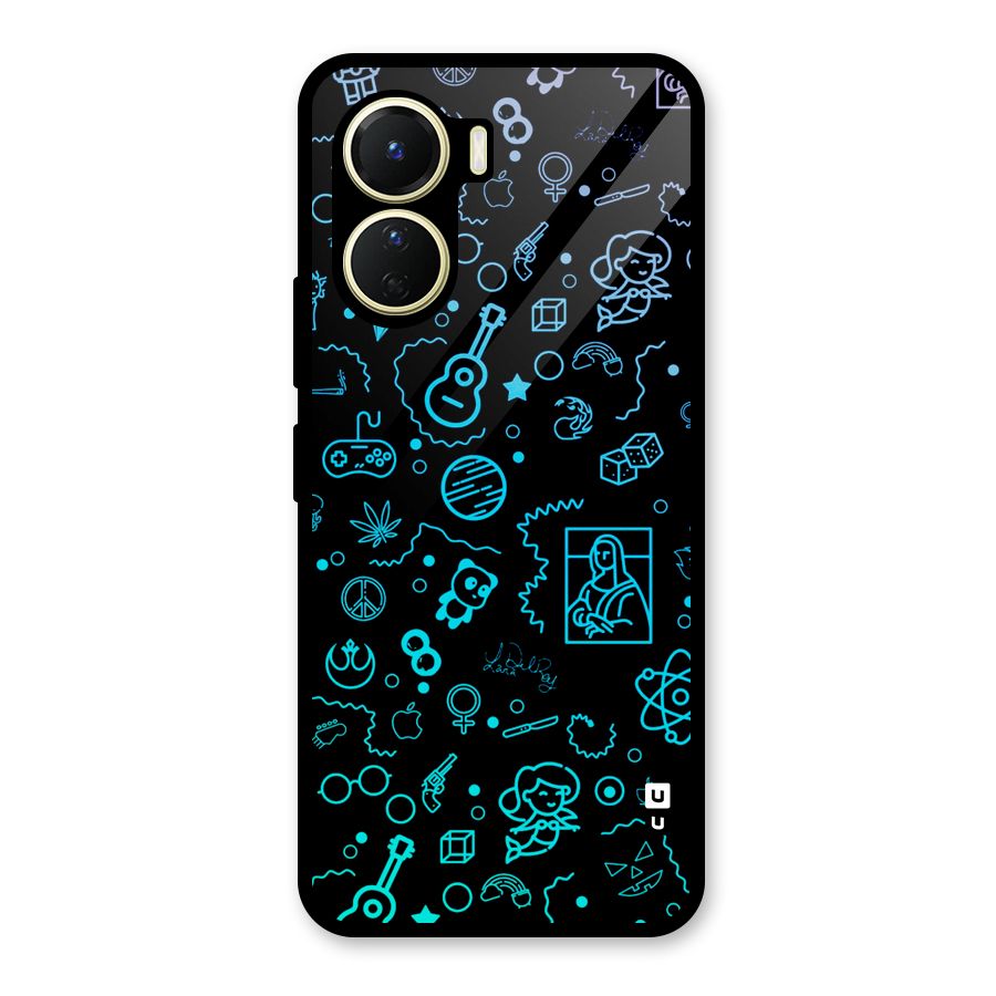 Joy Art Glass Back Case for Vivo Y16