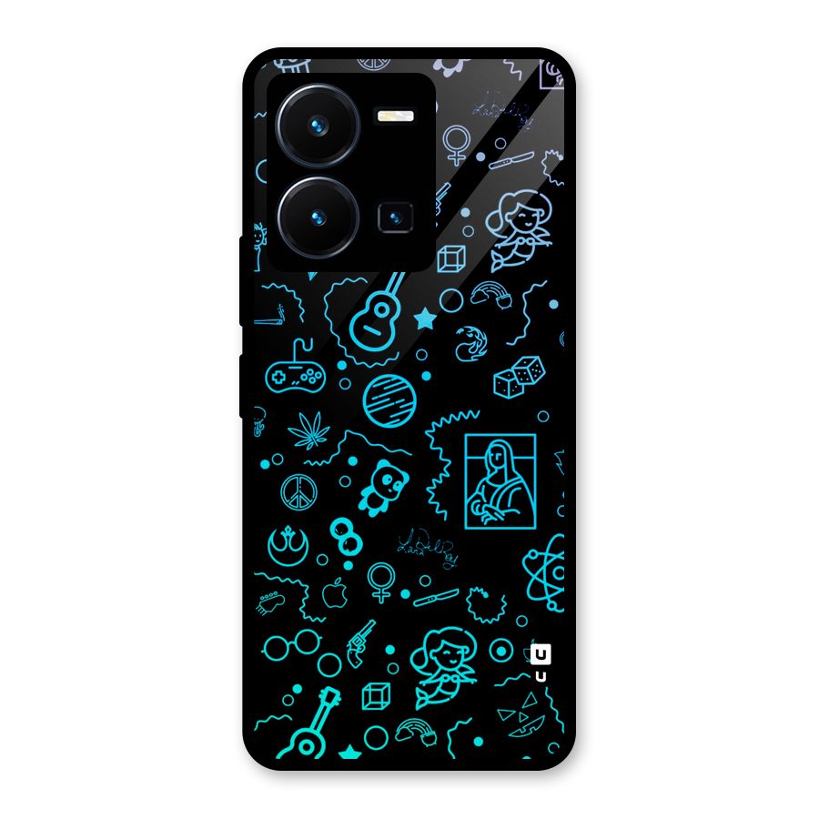 Joy Art Glass Back Case for Vivo Y35