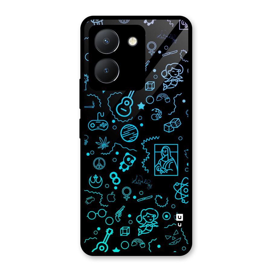 Joy Art Glass Back Case for Vivo Y36