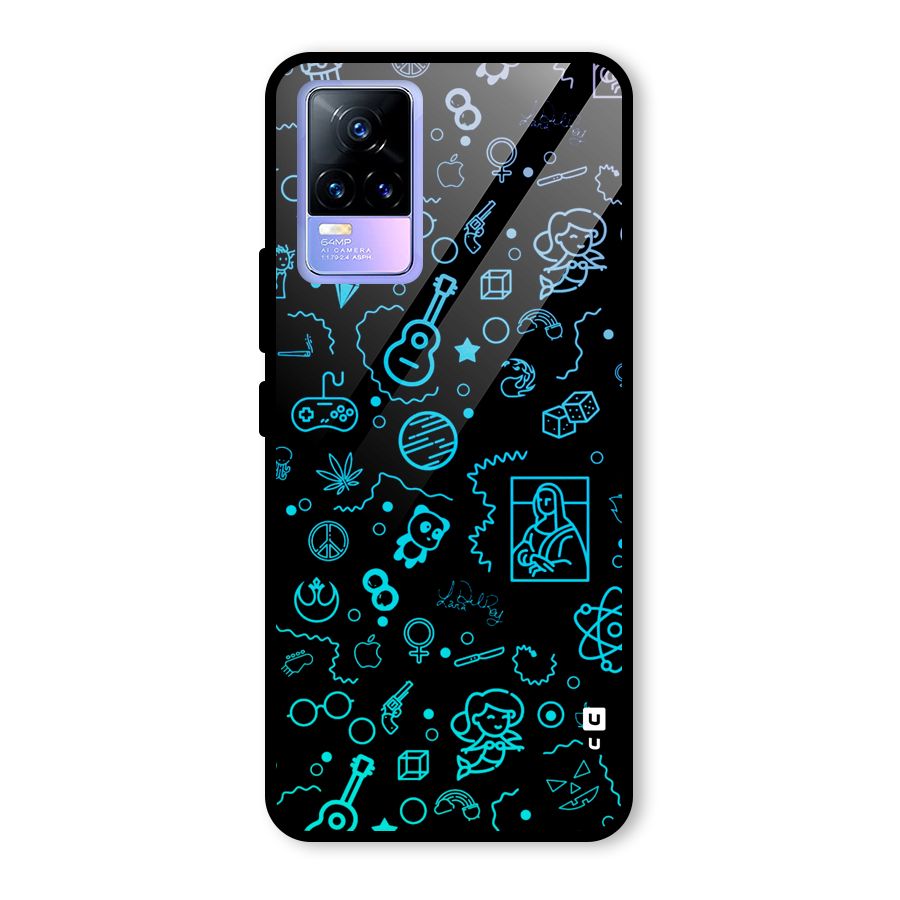 Joy Art Glass Back Case for Vivo Y73