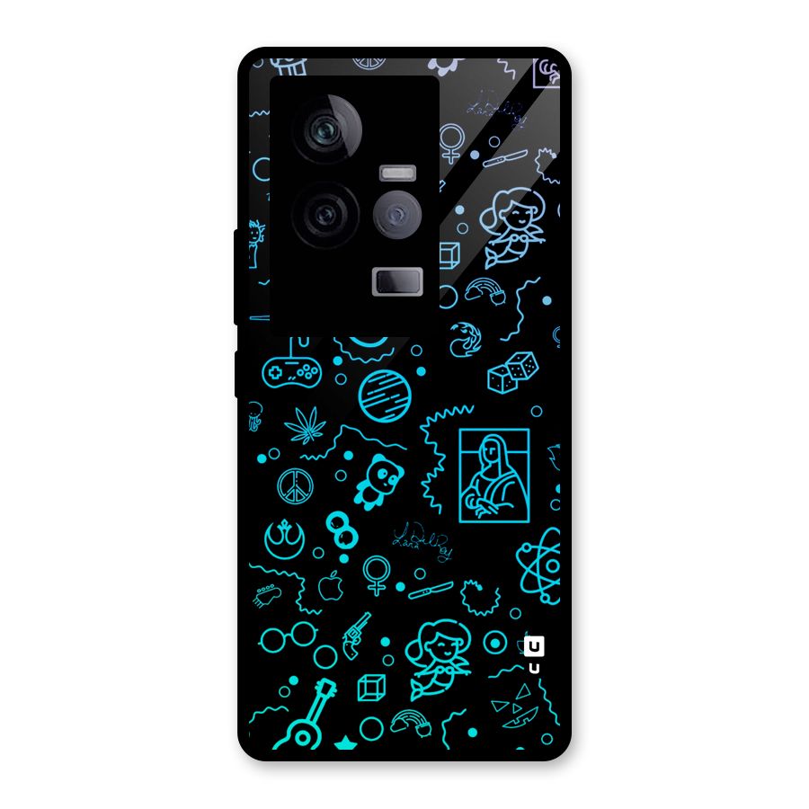 Joy Art Glass Back Case for Vivo iQOO 11 5G
