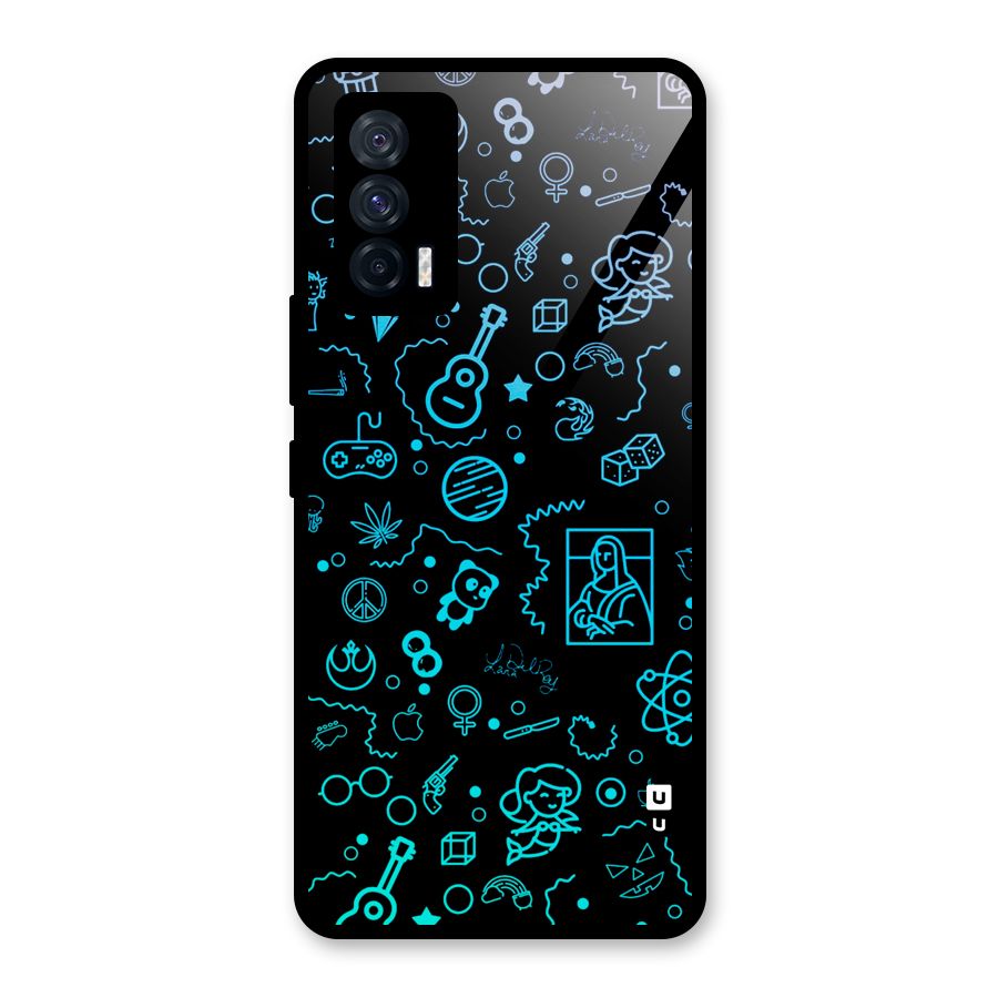 Joy Art Glass Back Case for Vivo iQOO 7 5G