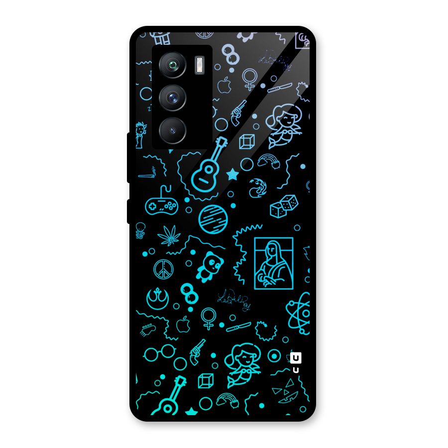 Joy Art Glass Back Case for Vivo iQOO 9 SE