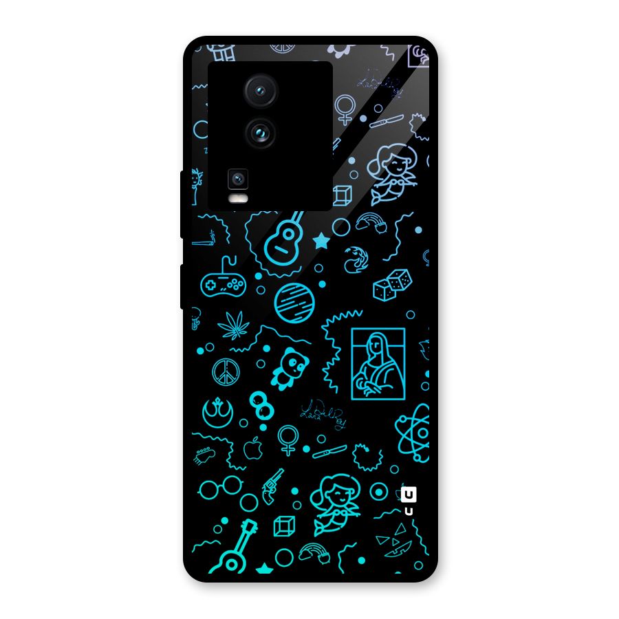 Joy Art Glass Back Case for Vivo iQOO Neo 7
