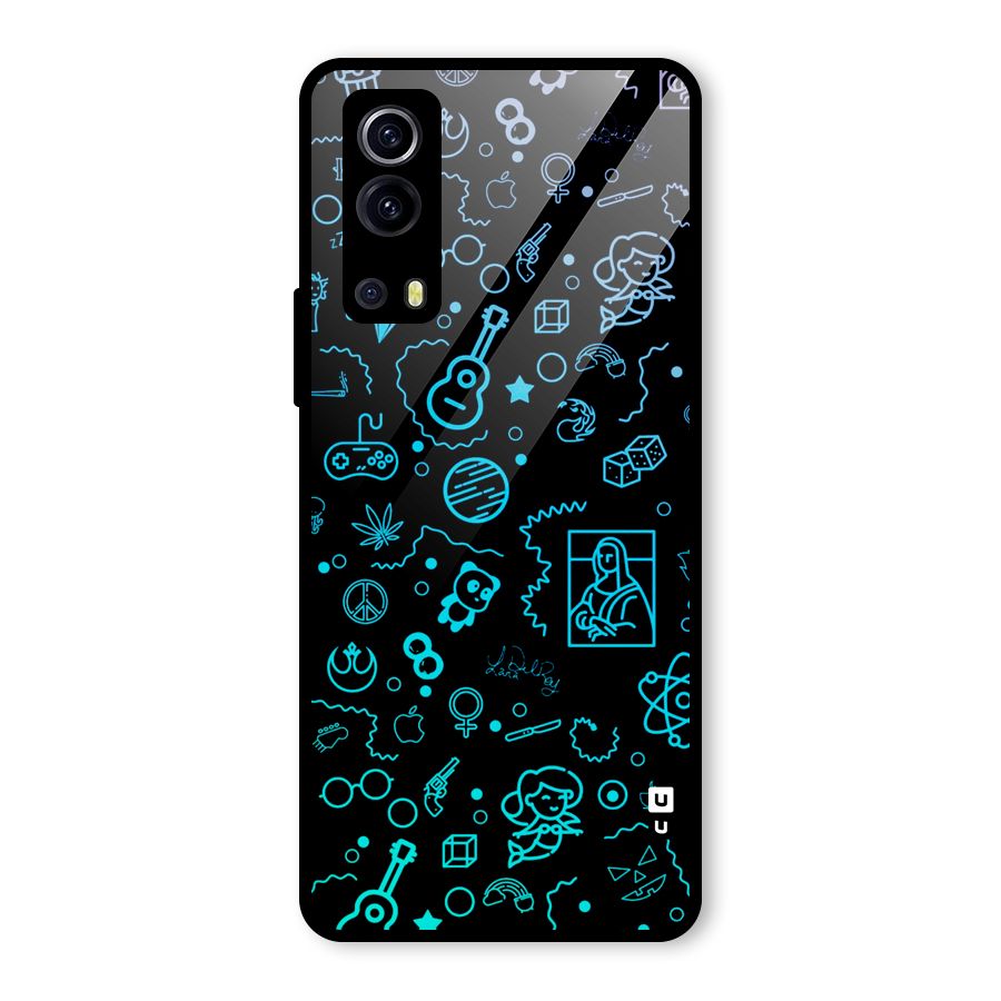 Joy Art Glass Back Case for Vivo iQOO Z3