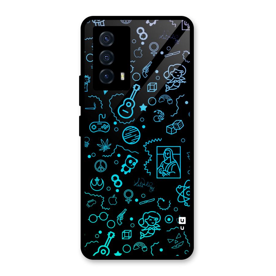 Joy Art Glass Back Case for Vivo iQOO Z5