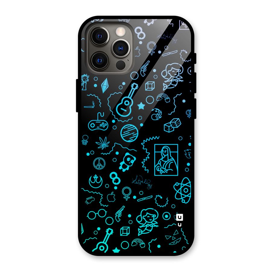 Joy Art Glass Back Case for iPhone 12 Pro