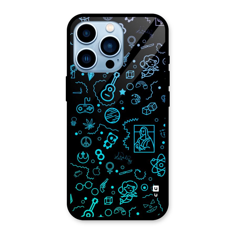 Joy Art Glass Back Case for iPhone 13 Pro