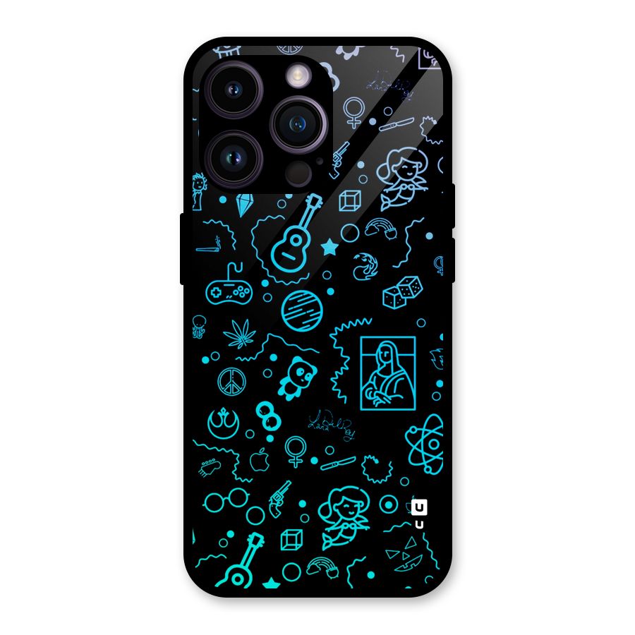 Joy Art Glass Back Case for iPhone 14 Pro Max