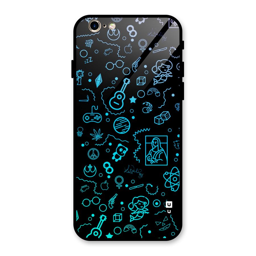 Joy Art Glass Back Case for iPhone 6 6S