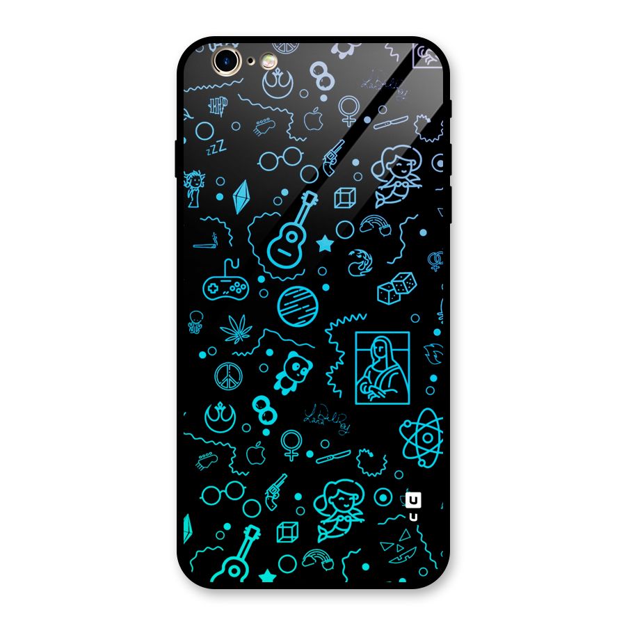 Joy Art Glass Back Case for iPhone 6 Plus 6S Plus