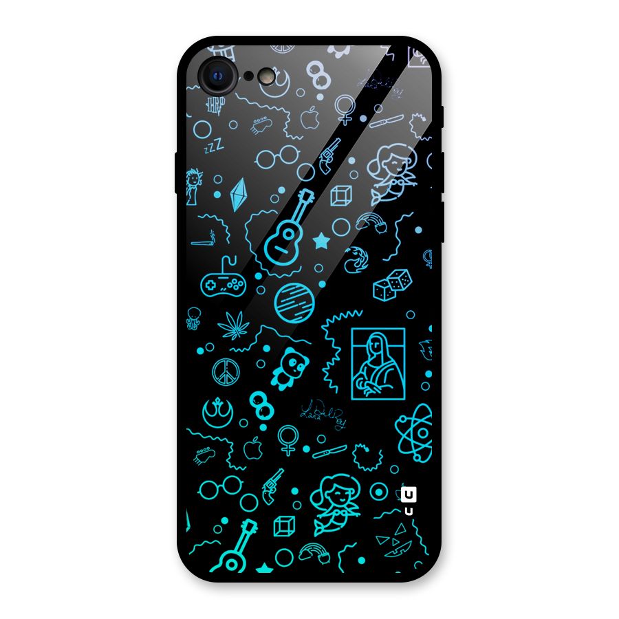 Joy Art Glass Back Case for iPhone 7