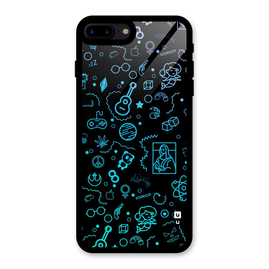 Joy Art Glass Back Case for iPhone 7 Plus