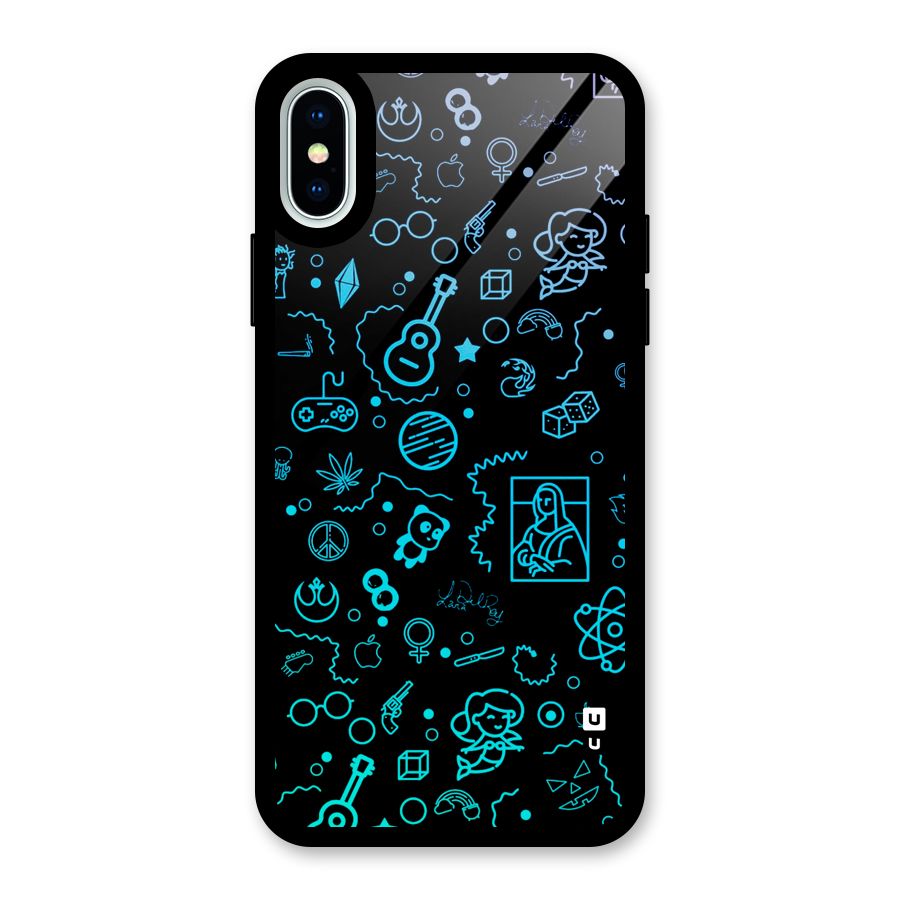 Joy Art Glass Back Case for iPhone X