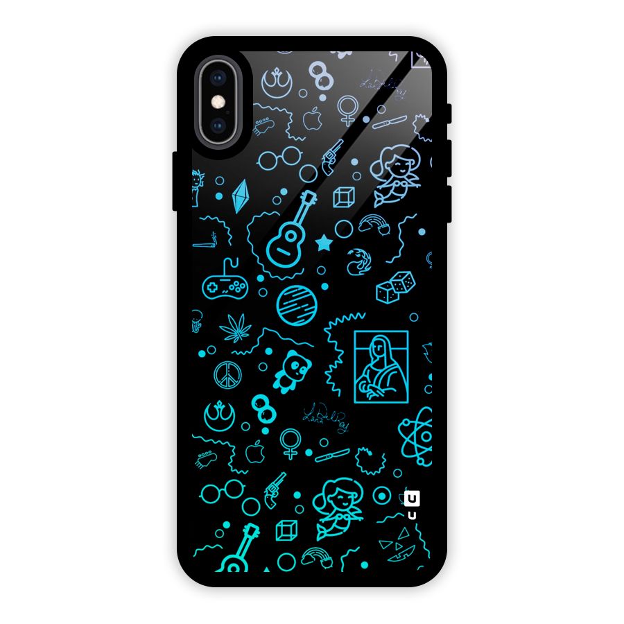 Joy Art Glass Back Case for iPhone XS Max