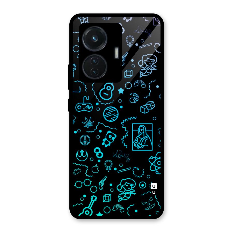 Joy Art Glass Back Case for iQOO Z6 44W
