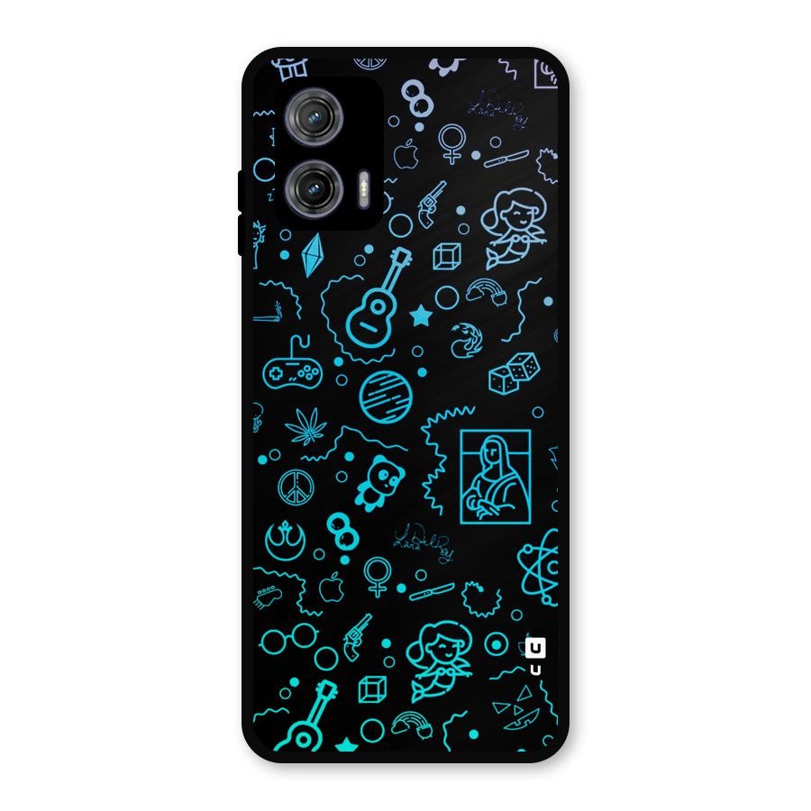 Joy Art Metal Back Case for Moto G73