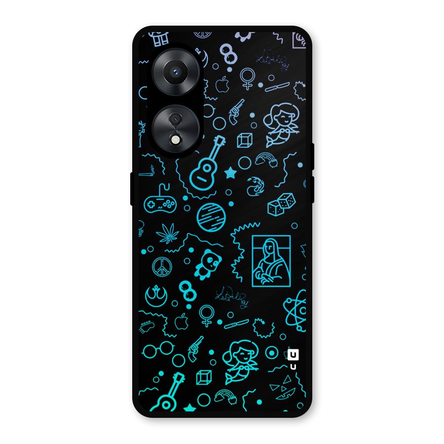 Joy Art Metal Back Case for Oppo A78