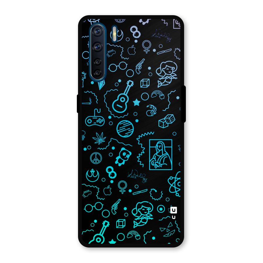 Joy Art Metal Back Case for Oppo F15