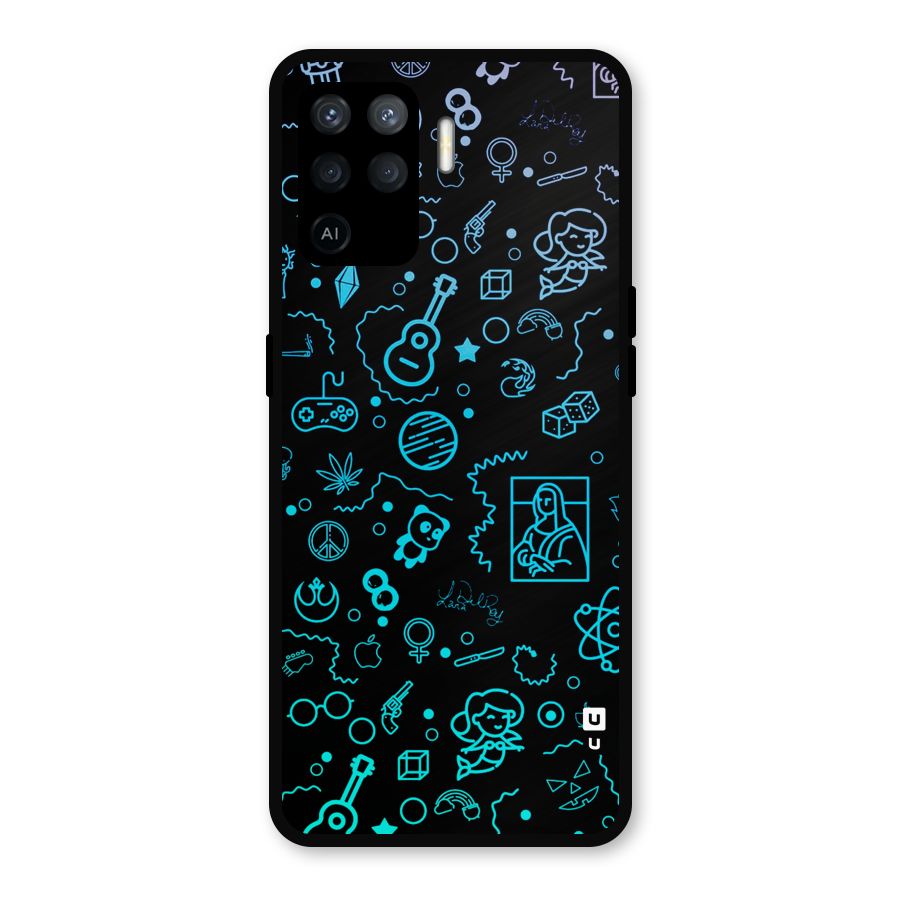 Joy Art Metal Back Case for Oppo F19 Pro