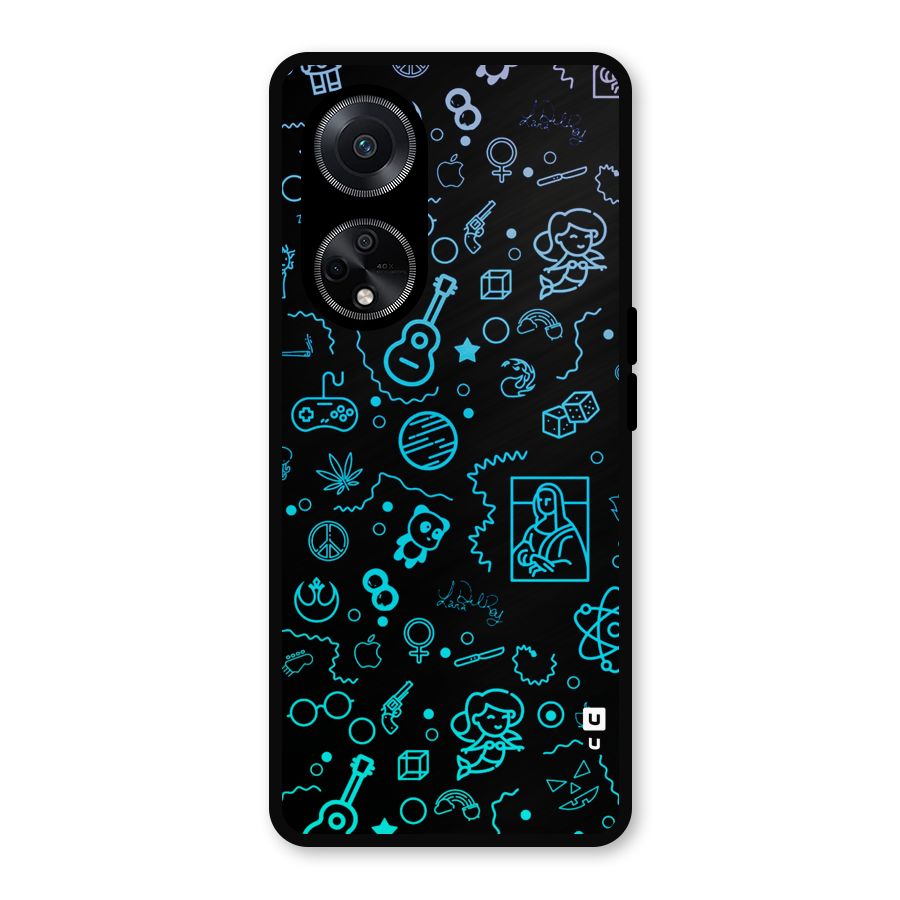 Joy Art Metal Back Case for Oppo F23