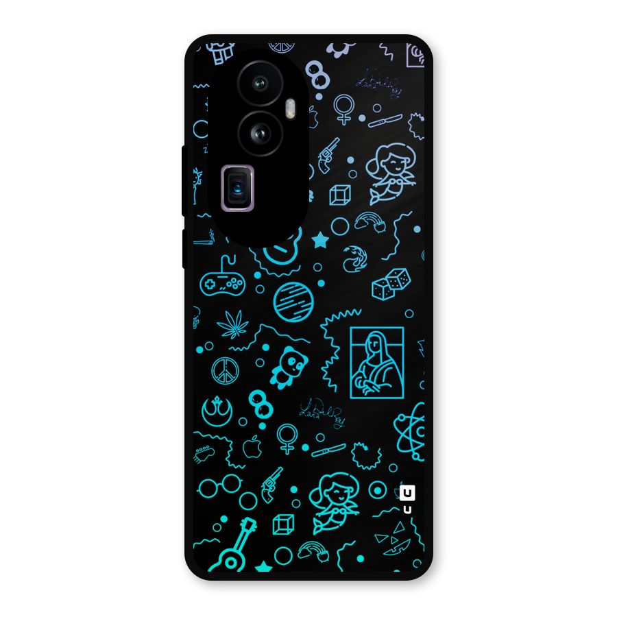 Joy Art Metal Back Case for Oppo Reno10 Pro Plus