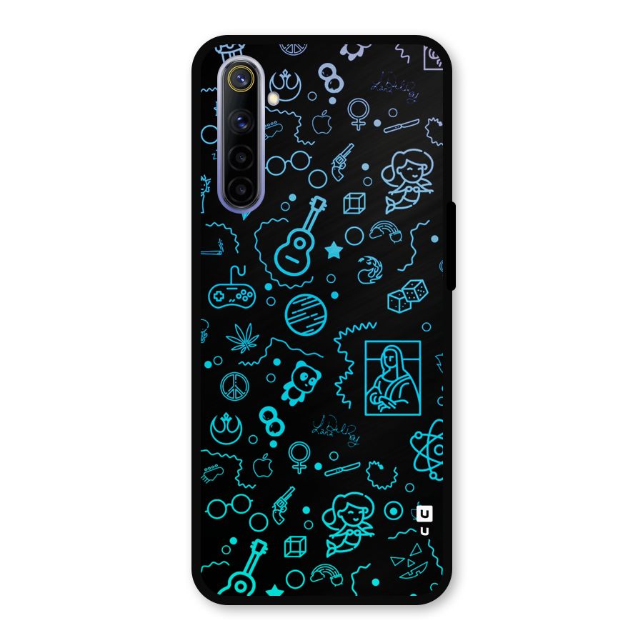 Joy Art Metal Back Case for Realme 6