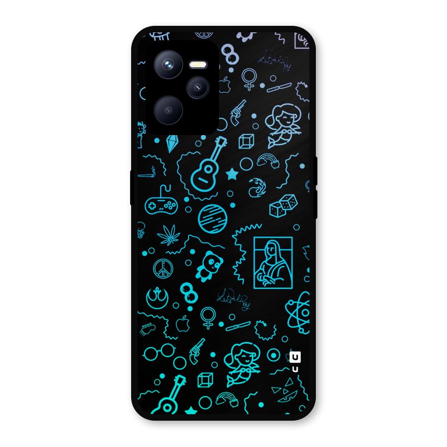 Joy Art Metal Back Case for Realme C35